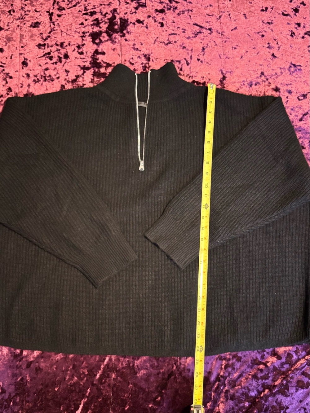 Jenni Kayne cashmere Half-Zip Sweater - Picture 2 of 8